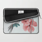 Hummingbird with Hibiscus Laptop Sleeve Gallery Image 2