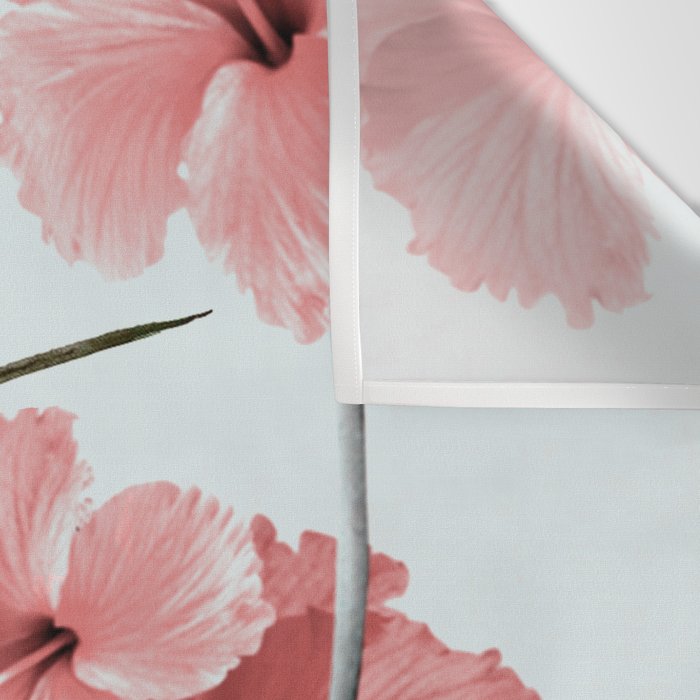 Hummingbird with Hibiscus Wall Tapestry Gallery Image 3