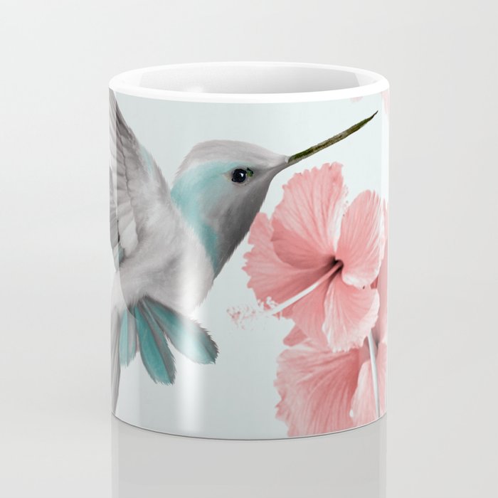 Hummingbird with Hibiscus Coffee Mug Gallery Image 4