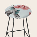 Hummingbird with Hibiscus Stool Gallery Image 2