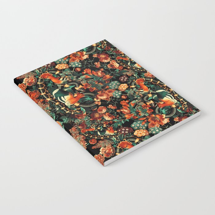 Birds and Snake Floral Pattern Notebook Gallery Image 2
