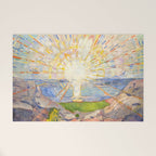 Edvard Munch the sun enhanced with artificial intelligence Welcome Mat Gallery Image 1