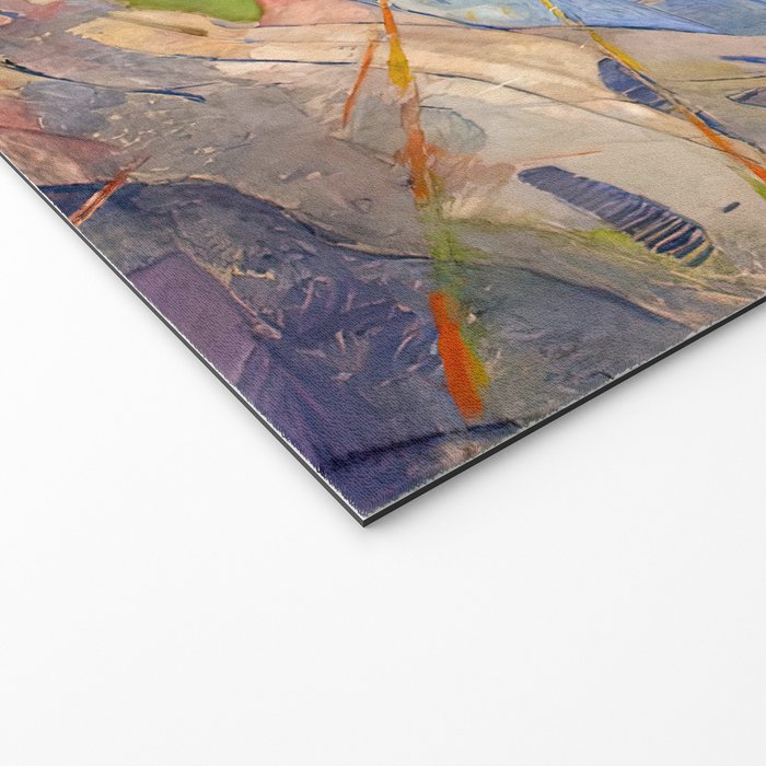 Edvard Munch the sun enhanced with artificial intelligence Welcome Mat Gallery Image 2