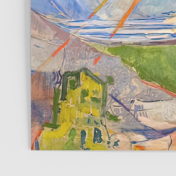 Edvard Munch the sun enhanced with artificial intelligence Poster Gallery Image 3