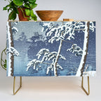 Hasui Kawase, Senzoku Pond In Snow - Vintage Japanese Woodblock Print Art Credenza Gallery Image 1