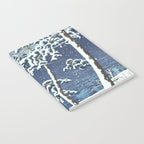 Hasui Kawase, Senzoku Pond In Snow - Vintage Japanese Woodblock Print Art Notebook Gallery Image 2