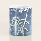 Hasui Kawase, Senzoku Pond In Snow - Vintage Japanese Woodblock Print Art Coffee Mug Gallery Image 4