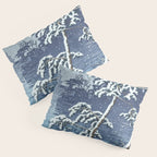 Hasui Kawase, Senzoku Pond In Snow - Vintage Japanese Woodblock Print Art Pillow Sham Gallery Image 3