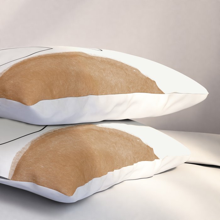 Abstract Plant Pillow Sham Gallery Image 3