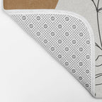 Abstract Plant Bath Mat Gallery Image 2