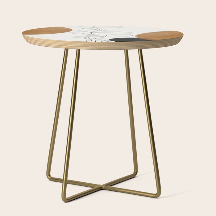 Abstract Plant Side Table Gallery Image 1