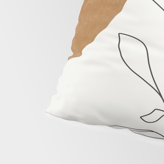 Abstract Plant Pillow Sham Gallery Image 4