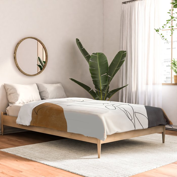 Abstract Plant Comforter Gallery Image 2