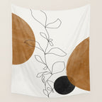Abstract Plant Wall Tapestry Gallery Image 4