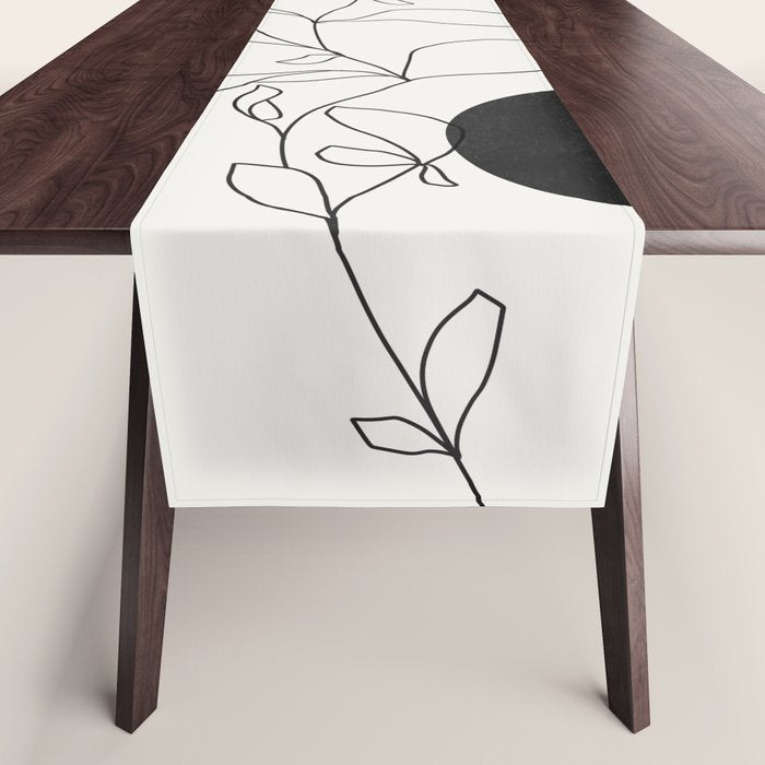 Abstract Plant Table Runner Gallery Image 1