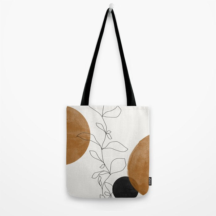 Abstract Plant Tote Bag Gallery Image 2