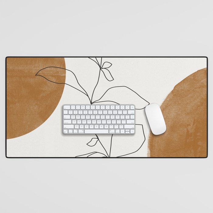 Abstract Plant Desk Mat Gallery Image 1