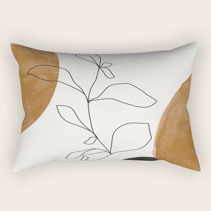 Abstract Plant Rectangular Pillow Gallery Image 1