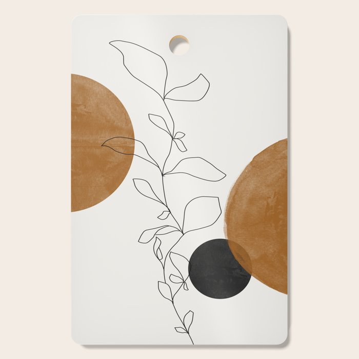 Abstract Plant Cutting Board Gallery Image 1