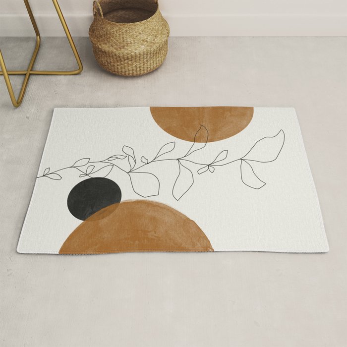 Abstract Plant Rug Gallery Image 1