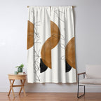 Abstract Plant Window Curtain Gallery Image 5