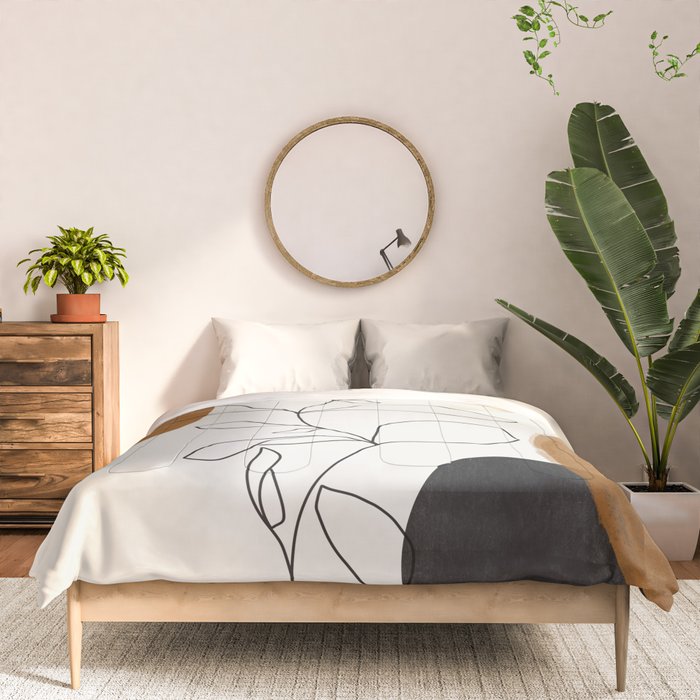 Abstract Plant Comforter Gallery Image 3