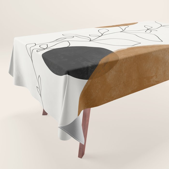 Abstract Plant Tablecloth