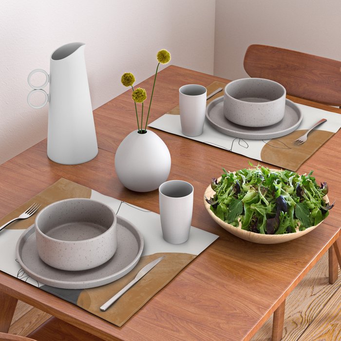 Abstract Plant Placemat Gallery Image 2