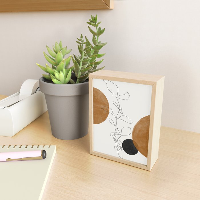 Abstract Plant Mini Art Print Gallery Image 2