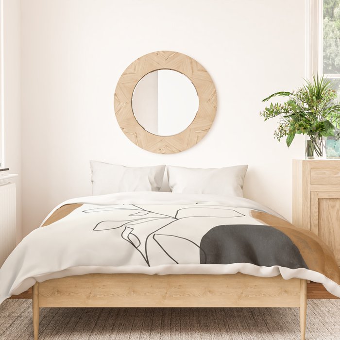 Abstract Plant Duvet Cover Gallery Image 3