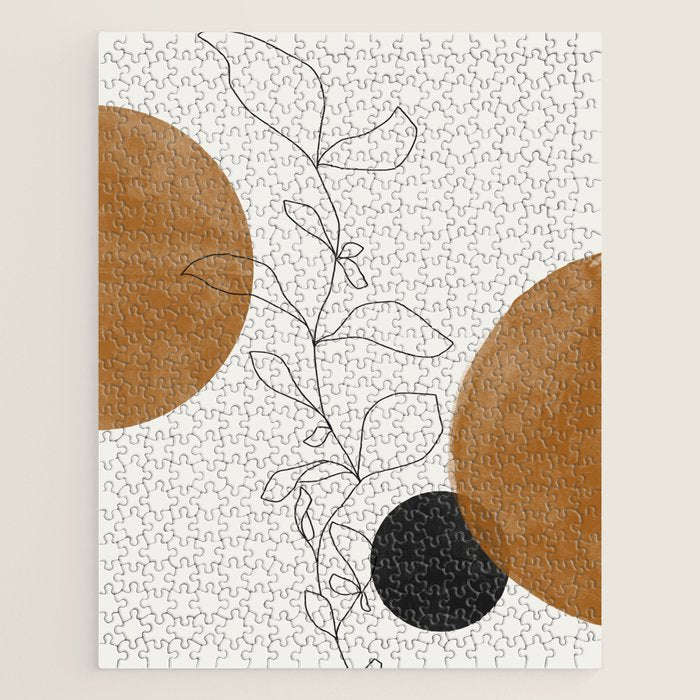 Abstract Plant Jigsaw Puzzle