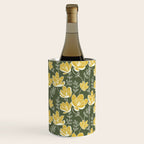 Gold on Green Blooms Wine Chiller Gallery Image 2