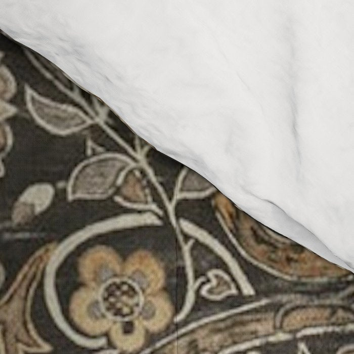 William Morris Bullerswood Charcoal Mustard Vintage Pattern Comforter Gallery Image 4