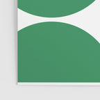 Mid Century Modern Green Square Poster Gallery Image 3