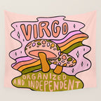 Virgo Mushroom Wall Tapestry Gallery Image 4