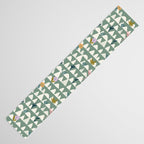 Farmland pattern sage green Table Runner Gallery Image 3