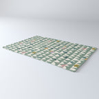 Farmland pattern sage green Rug Gallery Image 3