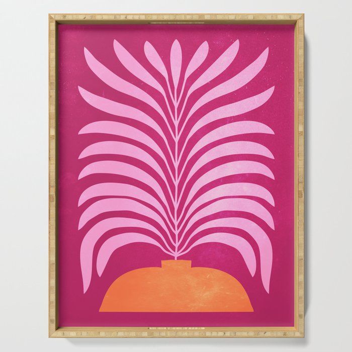 THE VASE 02: Bordeaux Wine Leaves Serving Tray Gallery Image 1