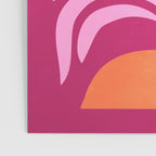 THE VASE 02: Bordeaux Wine Leaves Poster Gallery Image 3