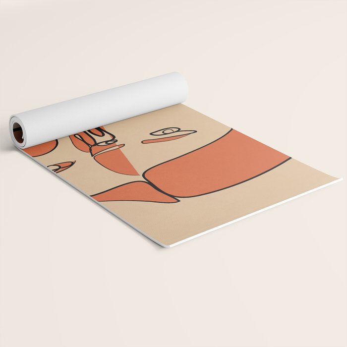 Abstract Faces 11 Yoga Mat Gallery Image 2