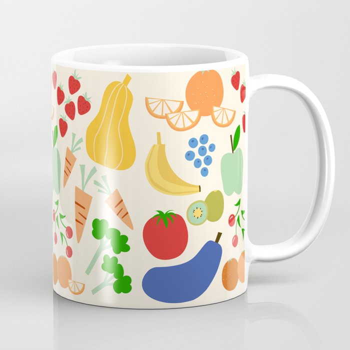 Colorful veggies Coffee Mug Gallery Image 1