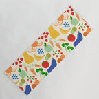 Colorful veggies Yoga Mat Gallery Image 1