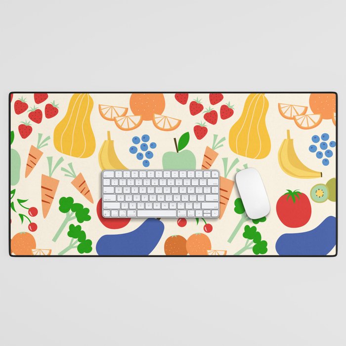 Colorful veggies Desk Mat Gallery Image 1