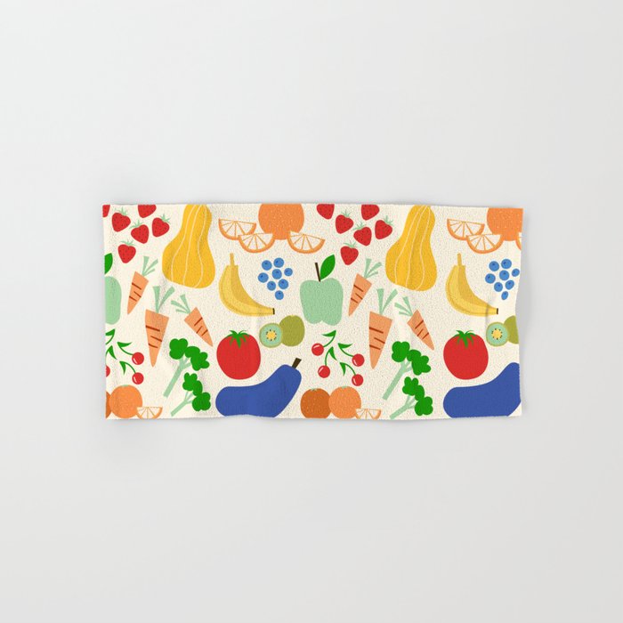 Colorful veggies Bath Towel Gallery Image 1