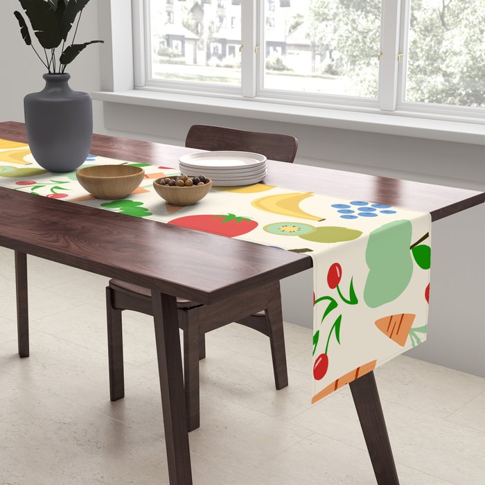 Colorful veggies Table Runner Gallery Image 2