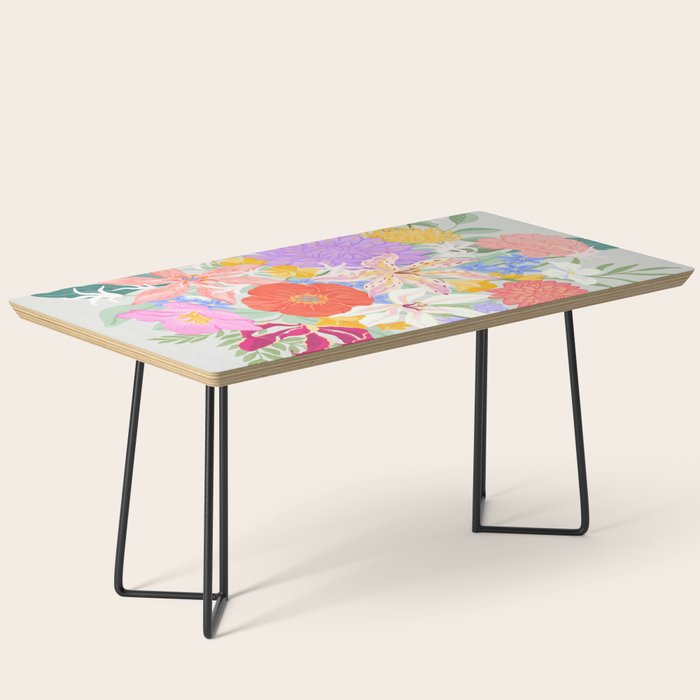 Vivid Exotic Flowers  Coffee Table Gallery Image 1
