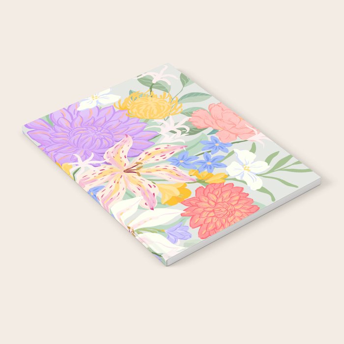 Vivid Exotic Flowers  Notebook Gallery Image 1