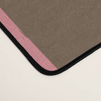 Flamingo Plume Grid Pattern Desk Mat Gallery Image 4