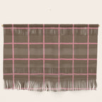 Flamingo Plume Grid Pattern Wall Hanging Gallery Image 1