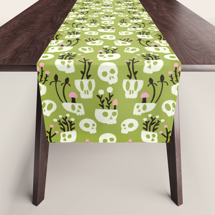 Botanical Heads Will Roll Table Runner Gallery Image 1